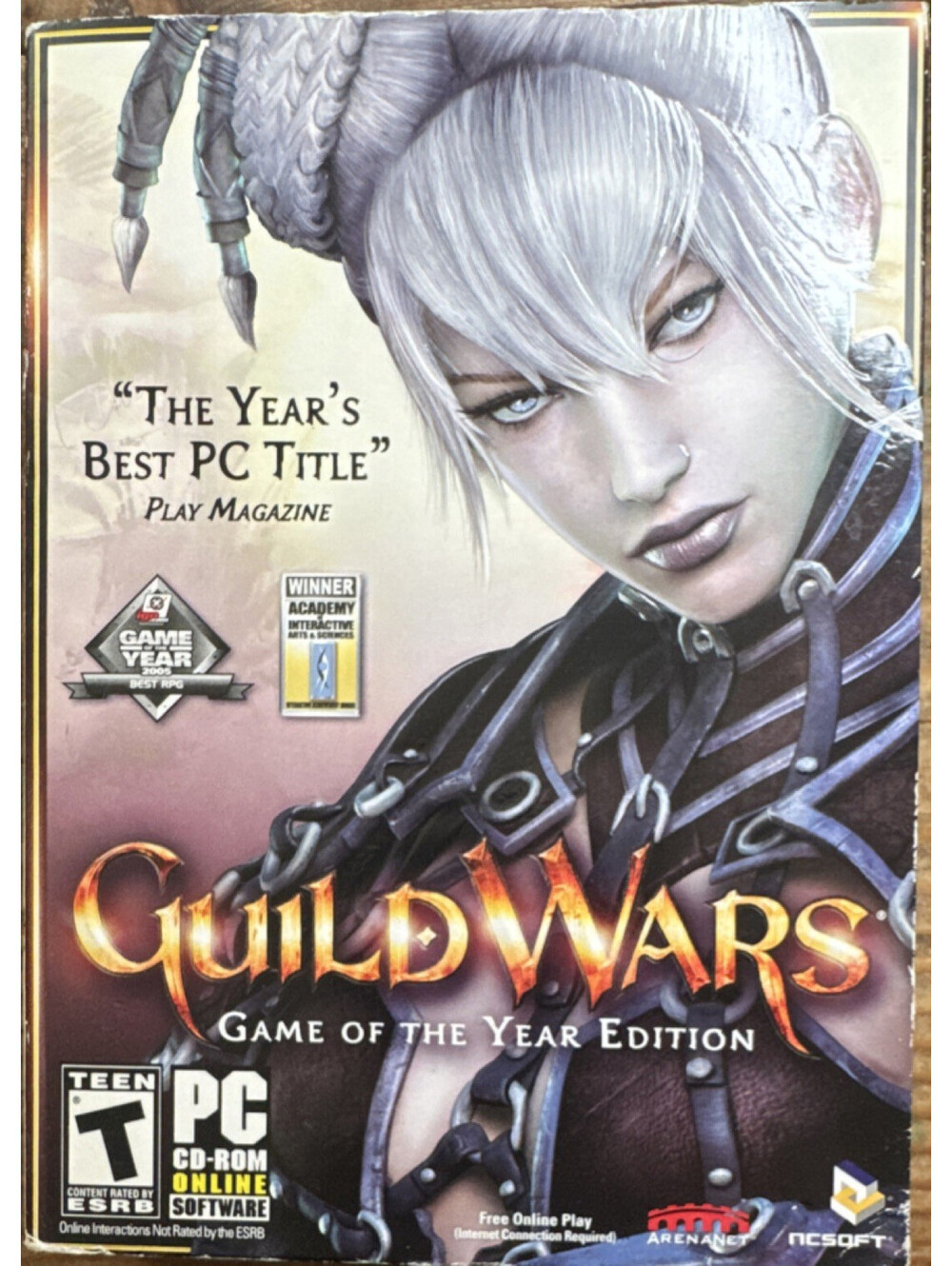 NCsoft Guild Wars Game of the Year Edition and Guild Wars Nightfall lot of 2